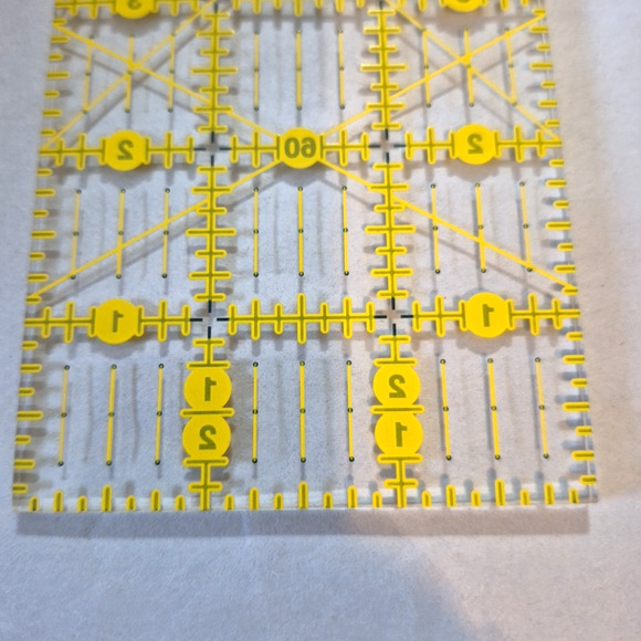 Omnigrid Omnigrip Quilters Non-Slip Ruler 3 x 18 in Made in USA - Picture 7 of 8